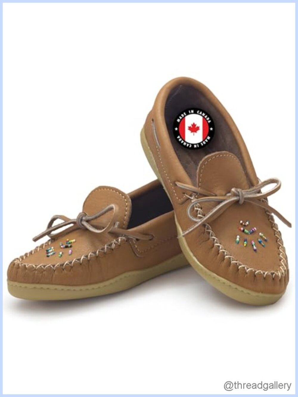 Leather Mocc Slip-On Indoor Outdoor Handcrafted